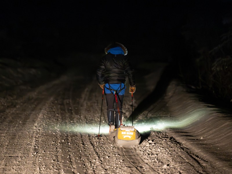 Victoire de Mathieu Blanchard sur la Yukon Arctic&nbsp;Ultra
